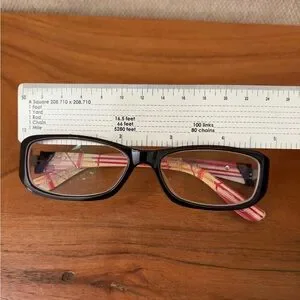 Oakley Purple Plaid Rare Vintage Eyeglasses Frames