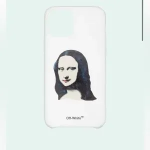 Off-White iPhone 11 PRO phone case in white with Monalisa & Off-White™ logo