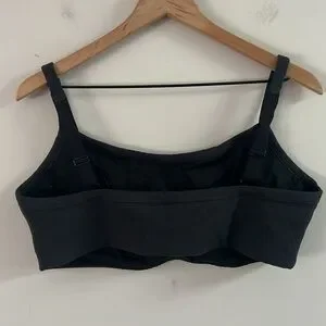 Offline By Aerie Ribbed Square Neck Medium Support Sports Bra