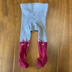 OLD NAVY & UNDERWORKS Baby Tights Bundle Girls 6-18 Mos Toddler Girl Cats Gray