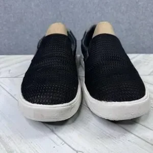 Olukai Lae Ahi Black Mesh Slip On Casual Shoes Loafers Mens Size 10.5 Coastal