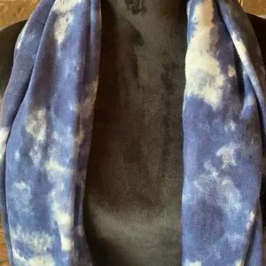 One Size Blue And White Scarf From Old Navy New With Tags