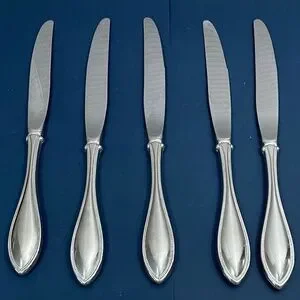 Oneida Arbor American Harmony Set Of 5 Dinner Knives Stainless Flatware USA