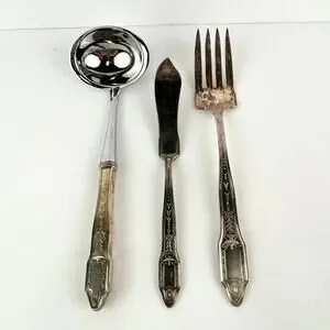 Oneida Heirloom Silver Plate Adelphi #22 - 3 Piece Serving Set