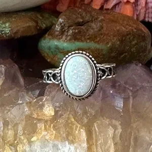 Opal 925 Solid Sterling Silver Ring