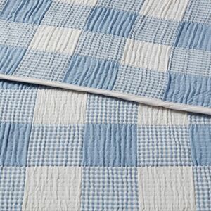 Open Box - Room Essentials - Twin/Twin Extra Long Matelasse Quilt Li Blue