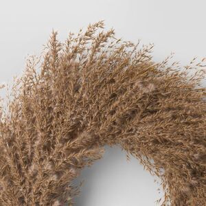 Open Box - Threshold - Pampas Preserved Wreath - Threshold Green