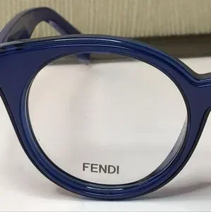 Original New FENDI WOMEN'S FF0198/F 47MM OPTICAL FRAMES IN BLUE