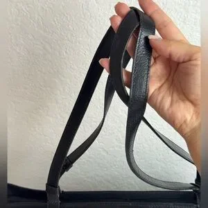 Oroton Nylon Leather Laptop Bag