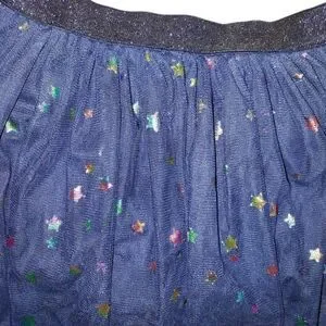 OSHKOSH B'GOSH SEQUIN STAR LONG SLEEVE & TUTU SKIRT OUTFIT SIZE 18-24 MONTHS