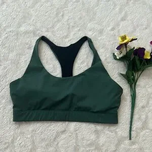 Outdoor Voices Forest Green Sports Bra (Padded)