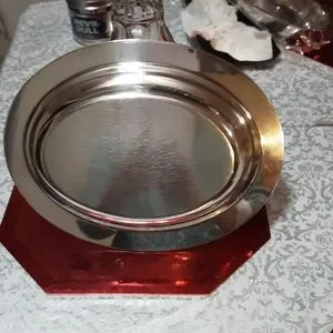 Oval Caserole Silver Plate Vintage