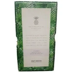&P Design The Pineapple Company Silver Pineapple Tumbler 12oz Home Decor Gift