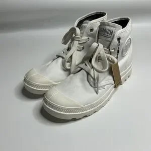 Palladium Pampa Hi Originale Boot Women’s 9.5 Canvas Lace Up Sneaker Granola