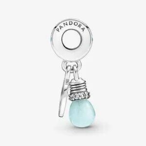 Pandora Glow-in-the-dark Lightbulb Double Dangle Charm