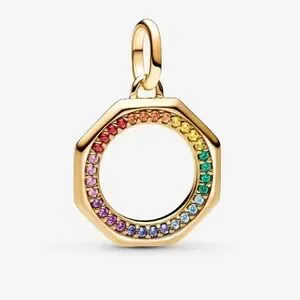 Pandora ME Rainbow Medallion Charm 14k gold plating
