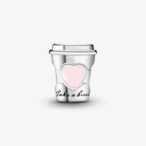 Pandora Take A Break Coffee Cup Charm