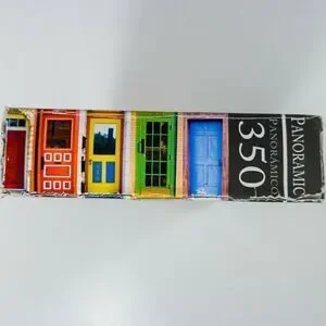 Panoramic Colorful Doors 350 Piece Puzzle