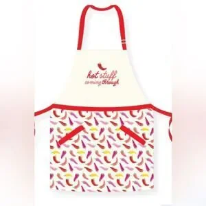 PAPER SOURCE Too Hot to Handle Hot Stuff Coming Through Gift Apron