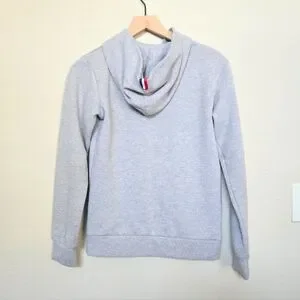 Paris Saint Germain Fleece Patch Hoodie Gray Boys Size 14