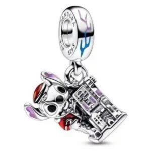 Paris Stitch Hollwood Tower of Terror Charm Charm For Pandora Bracelet