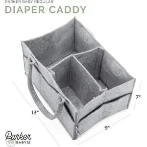 Parker Baby Co. Diaper Caddy - Organizational Tote For Baby Essentials