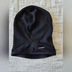Patagonia Kids Black Balaclava Face Mask