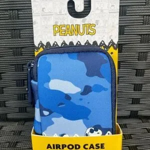 Peanuts Blue and White Camouflage AirPod Case snoopy AirPod case case For AirPod