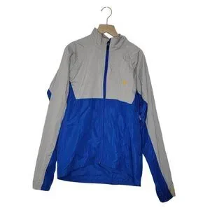 Pearl Izumi Jacket Size Medium Full Zip Cycling Active Blue Gray Men's