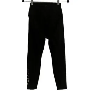 Peloton Women’s Black Rainbow Spell Out Workout Yoga Training Leggings Small