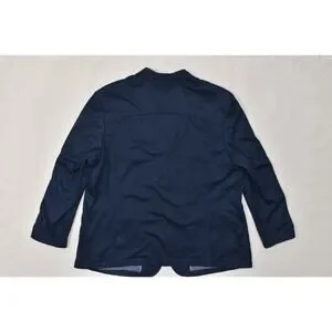 Perry Ellis Big & Tall Regular Size 50R Dark Blue Sport Coat Blazer Jacket