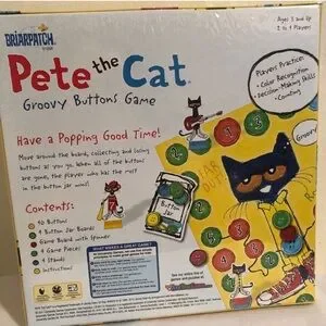 Pete The Cat Groovy Buttons Board Game