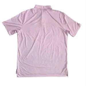 Peter Millar Men's Pink Performance Golf Polo Size Large