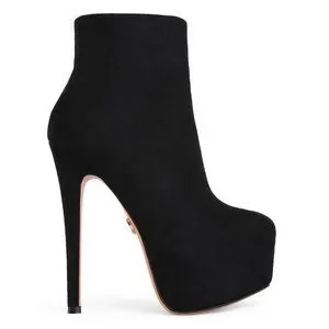 Petit Cadeau Jodi - Rounded Toe Ankle Boots With 6" Heels And 2" Platform. NEW