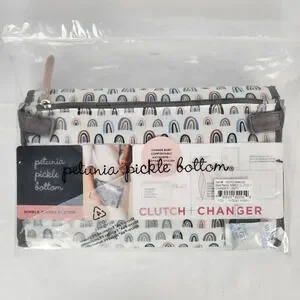 Petunia Pickle Bottom Nimble DIAPER CLUTCH + CHANGER Rainbow Unity NWT