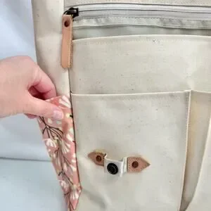 Petunia Pickle Bottom Pink Floral Pathway Backpack Diaper Bag