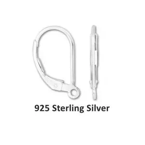 Picture Jasper Earrings Sterling Silver Artisan