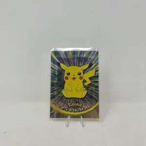 Pikachu Foil 1999 #25 Topps Pokémon Tv Series 1 Black Label Foil