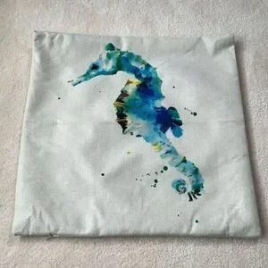 Pillow sham decorative with a zipper