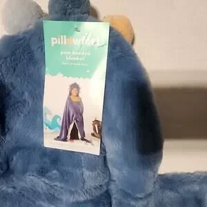 Pillowfort Pom Hooded Blanket