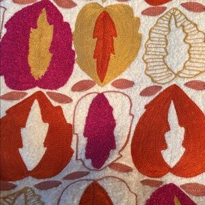 PINE CONE HILL ANNIE SELKE X Kit Kemp Oakley Embroidered Apple Pillow Cover