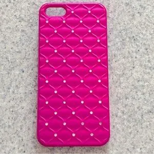 Pink Diamond Bling Phone Cover Case