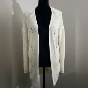 Pink Rose Vintage Cardigan Cross Back Size Large