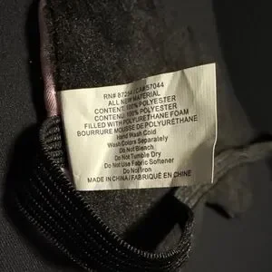 Pink Satin Sleep Mask With Pearl Accents Soft Lined Eye Cover