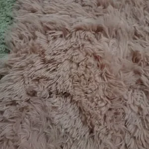 Pink Soft Pink Shaggy Rug Size 5 X 3