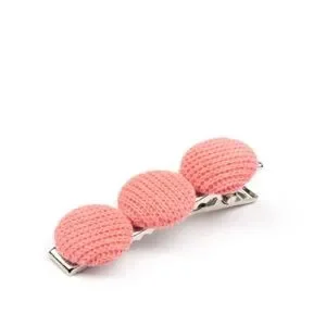 Pink Textured Hair Clip