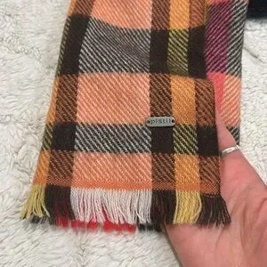 Pistil Multicolor Plaid Wool Blend Scarf