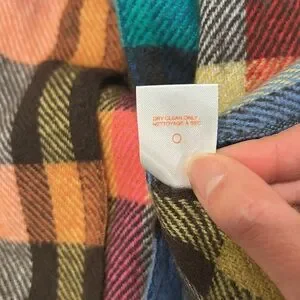 Pistil Multicolor Plaid Wool Blend Scarf