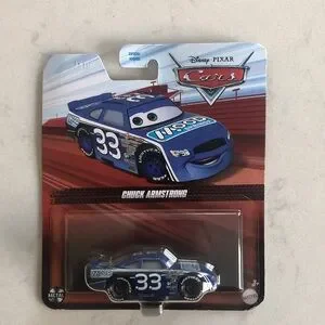Pixar Chuck Armstrong Blue Die-Cast Toy Car