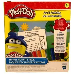 Play-Doh Travel Activity Pack Car Portable Set